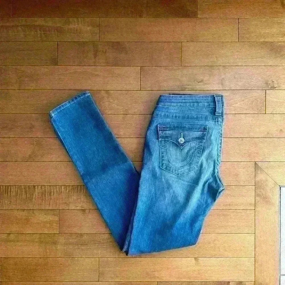 True Religion | Women’s low mid rise light wash skinny jeans size 31(runs small) - Picture 4 of 4
